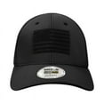 thumbnail image 2 of Embossed Patch Flex Cap, USA, Black, 2 of 6