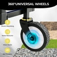 thumbnail image 5 of TLSUNNY Portable Utility Wagon Cart, Collapsible Wagon Cart 150 lbs Max Load, Lightweight Foldable Grocery Stroller, for Camping/Shopping/Garden/Sports, 5 of 9