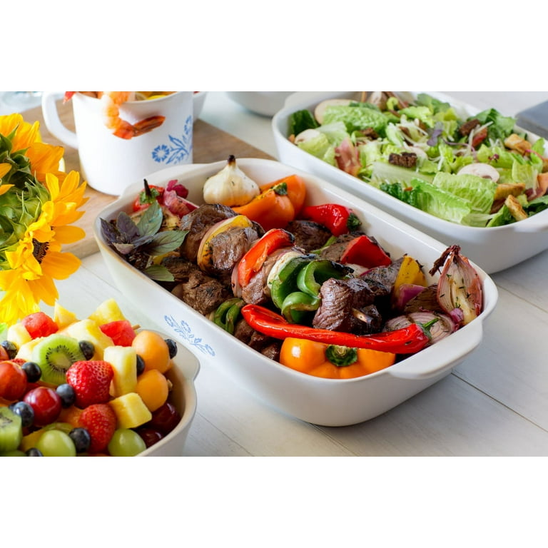 CorningWare 14.37 Round 3 qt Stoneware Baking Dish Walmart