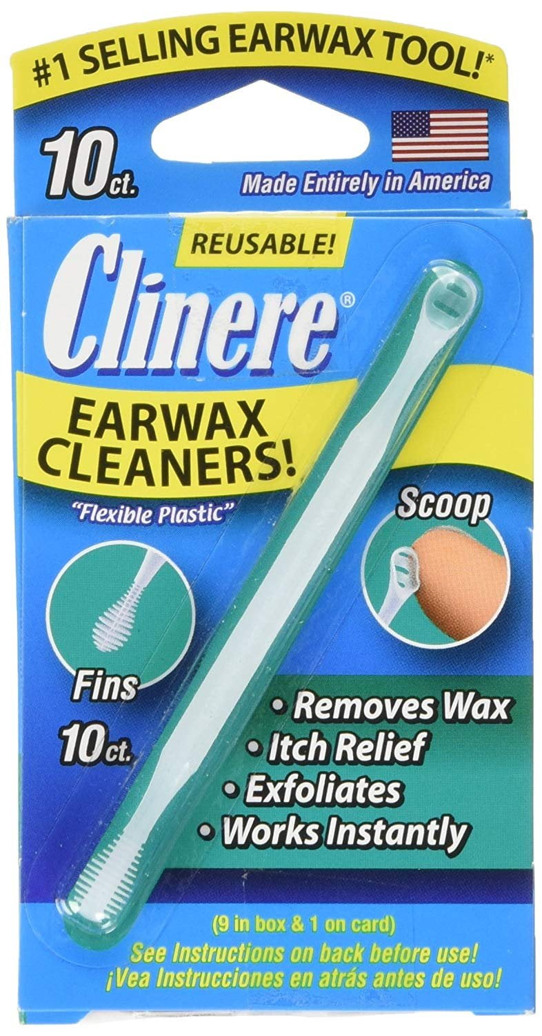 Clinere Earwax Cleaners Removes Wax Itch Relief Exfoliates Works