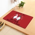 thumbnail image 4 of Tapis d'Hiver pour Entrée Saint-Valentin Tapis de Porte Intérieur & Extérieur Profil Bas Résistant à la Saleté et Lavable Absorbe l'Eau Antidérapant Tapis de Porte d'Entrée Lettres et Gnomes 40 X 60Cm, 4 of 9