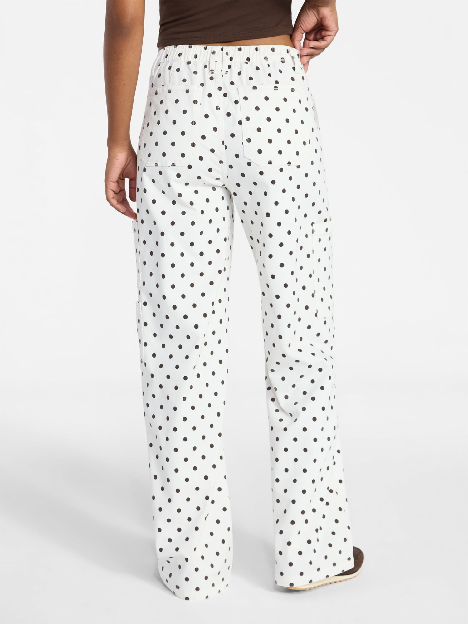 No Boundaries Wide Leg Cargo Pants, 31.5'' Inseam, Women's and Women's Plus XXS-4X