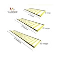 thumbnail image 5 of wacces speed super flat adjustable speed agility ladder for soccer, speed, football, fitness with free carry bag - 12 rungs green, 5 of 10
