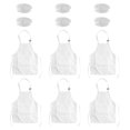 thumbnail image 2 of Kids Chef Apron and Hat Set with Pockets, Adjustable White Costume for 2-6 Years, 2 of 5