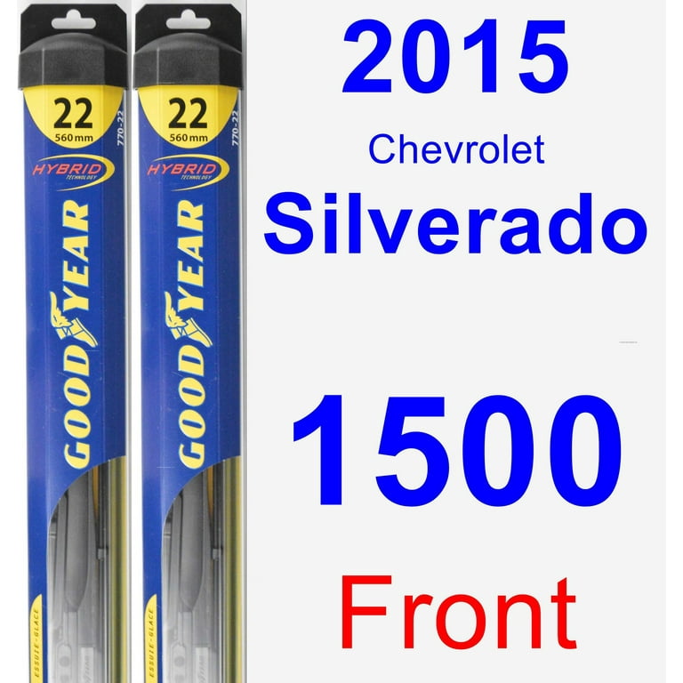 2015 silverado windshield wiper cheap size