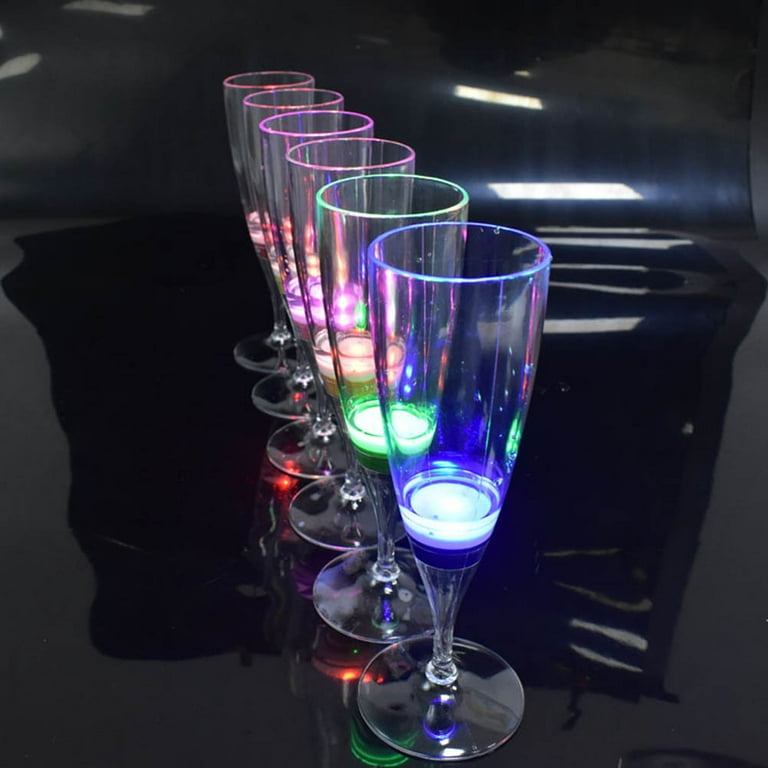 Flashing on sale champagne flutes