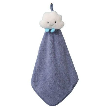 

Hzsb Super Absorbent Hanging Hand Towel 3D Flower Shape Coral Fleece Kitchen Bathroom Wipe Towel Home Accessories
