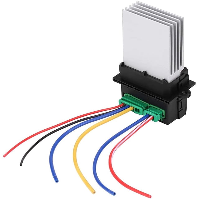 Resistencia Del Motor Del Ventilador, Resistencia Del Ventilador Del Motor Del Calentador Con Arnés De Enchufe De Cableado Para 207 406 607 1007, Para C5 C3 C2