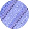 thumbnail image 1 of Ahgly Company Machine Washable Indoor Round Southwestern Blue Country Area Rugs, 8' Round, 1 of 4