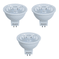 thumbnail image 2 of Bulbrite Pack of (3) 7.5 Watt Dimmable Flood MR16 Bi-Pin (GU5.3) LED Bulb - 570 Lumens, 3000K, and 90 CRI, 2 of 3