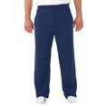 thumbnail image 1 of Jerzees Mens NuBlend Pocketed Open-Bottom Sweatpants, L, J Navy, 1 of 10