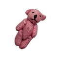 thumbnail image 4 of Hellery Mini Joint Teddy Bear Cute Bears Dolls DIY Accessory Soft Bag Charm Wedding Gift Box Doll Stuffed Animal for Wedding Birthday Pink, 4 of 8