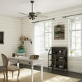 thumbnail image 3 of Hunter Fan Company Devon Park 52 Inch Ceiling Fan w/ 3 Lights, Onyx Bengal, 3 of 7