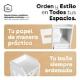 thumbnail image 4 of Gabinete de Almacenamiento para Bano con Puerta y Estante Organizador Compacto, 4 of 8