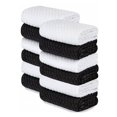 thumbnail image 1 of iMucci 8 Pack Premium Kitchen Towels, 100% Cotton Terry Dobby Weave, 12" x 12" Absorbent Dish Towels, Kitchen Dishcloths - Black Dish Cloth for Household Cleaning, 1 of 7