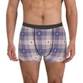 thumbnail image 1 of Fotbe Heart Check Plaid Calzoncillos Tipo Boxer con Bolsa de Soporte Total para Hombre, X-Temp Fresco, Transpirable y de Secado Rápido-Medium, 1 of 5