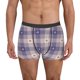 thumbnail image 1 of Balery Heart Check Plaid Calzoncillos bóxer para hombre, ropa interior de algodón suave y transpirable con cinturilla de nailon-XX-Large, 1 of 5