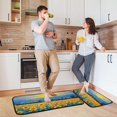 thumbnail image 2 of Coolnut Kitchen Rugs 2 Piece Waterproof Non Slip Kitchen Mat Sunflowers Kitchen Rug Set for Sink Office Kitchen Cafe, 19.7"x47.2"+19.7"x27.6" Home Decor Gifts, 2 of 7