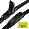 thumbnail image 6 of 3 Pack Windshield Wiper Blades Compatible with 2014-2021 Jeep Grand Cherokee Original Factory Quality Front Rear Wipers Blade Set for My Car - 22" 21" 11", 6 of 13