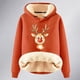 thumbnail image 4 of WILLBEST Sudadera de Mujer Womens Casual Plus Velvet Christmas Series Printed Long Sleeve Hooded Sweatshirt 701 XXXXX-Grande, 4 of 4