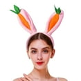 thumbnail image 4 of 2025 Orange Rabbit Headdress Fancy Dress Carnival Attractive Rave Outfit for Women, 4 of 4