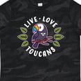 thumbnail image 4 of Inktastic Live Love Toucans Boys or Girls Toddler T-Shirt, 4 of 5