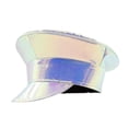 thumbnail image 1 of Accesorios de vestuario de sombrero de para la fiesta de baile Halloween Stage Performance Plata, 1 of 8