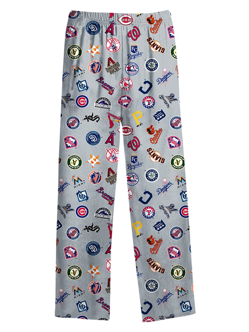 Major League Baseball Kid's All Over Printed Pants Gray by Genuine Stuff