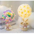 thumbnail image 1 of Ounissouiy Luz de noche de globo de aire caliente lámpara de escritorio de hecha a mano luz decorativa con cesta de mimbre para decoración de Iluminación y accesorios Numero 3 Ounissouiy HA026724-03, 1 of 2