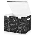 thumbnail image 2 of Iauyy Large Storage Box with Lid - Foldable Home Storage Bins for Clothes Toy Holiday Decor, Small Bow Tie (42*32*30cm), 2 of 6