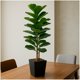 thumbnail image 2 of 5 ft de altura artificial qinye banyan tree con negra planter fake tree con natural wood trunk para indoor oficina sala de estar home decor featuring faux ficus tree y fake moss, 2 of 8