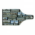 thumbnail image 1 of Paris Cutting Board, France Adventure Iconic Landmarks Travelling Collage Photos in Squares Eiffel Tower, Decorative Tempered Glass Cutting and Serving Board, in 3 Sizes, by Ambesonne, 1 of 2