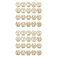 thumbnail image 1 of 2X 1-20 Chiffres Bois Signes Numéro de Table de Mariage Hexagonal Numéros de Table en Bois Rustique Numéros de Fiançailles de Mariage Signe, 1 of 6