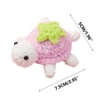 thumbnail image 2 of Tahtuvzn Home Decor Clearance! Turtle Hand Woven Yarn Crochet Small Turtle Figurine Mini Ornament Birthday Gift with High-end Feel, Gifts for Family, 2 of 5