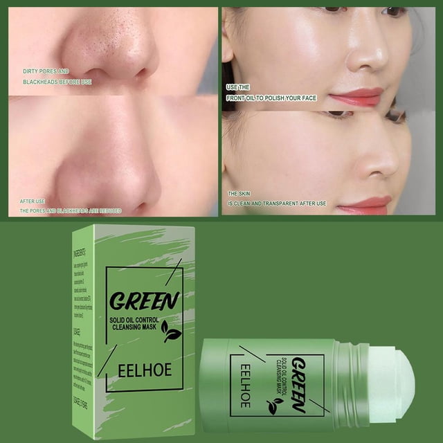 Mascarilla de té verde untada Mascarilla de limpieza profunda e hidratante que reduce los poros Ndcxsfigh Cuidado Belleza