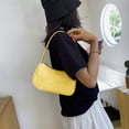 thumbnail image 2 of Bolsa de mano de piel sintética de cocodrilo retro, de hombro informal para mujer (amarillo) Ehuebsd Para Estrenar, 2 of 8