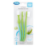 Playgro Baby Care Toothbrush Set, 3 count