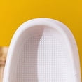 thumbnail image 5 of HCNTES Boys Girls Toddlers Shower Slippers Cute Open Toe Sandals Cushioned Thick Sole Beach Pool Shoes(White,11), 5 of 7