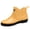 A-Brown, variant on Ladies Mid Cut Ankle Height Rubber Rain Boots , Lightweight Waterproof Booties for Women Black 9(41)