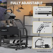 Marada Racing Simulator Cockpit Fit for Logitech G29 G920 T300RS T150 PS4 Xbox Racing Wheel Stand