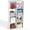White 8 Cube, variant on Simple Deluxe 6 Cube Storage Organizer, 3 Tier Stackable Bookshelf, Open Cube Bookshelf with 3 Removable Back Panels, Suitable for Living Room, Bedroom, Home Office, 36" L X 11.6" W X 24" H, Black