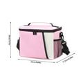 thumbnail image 2 of TACILIP Large Capacity Crossbody Lunch Bag Color Blocked Picnic Bag Bento Bag Insulated Bag Camping Insulation Bag, Men Gifts, 2 of 4