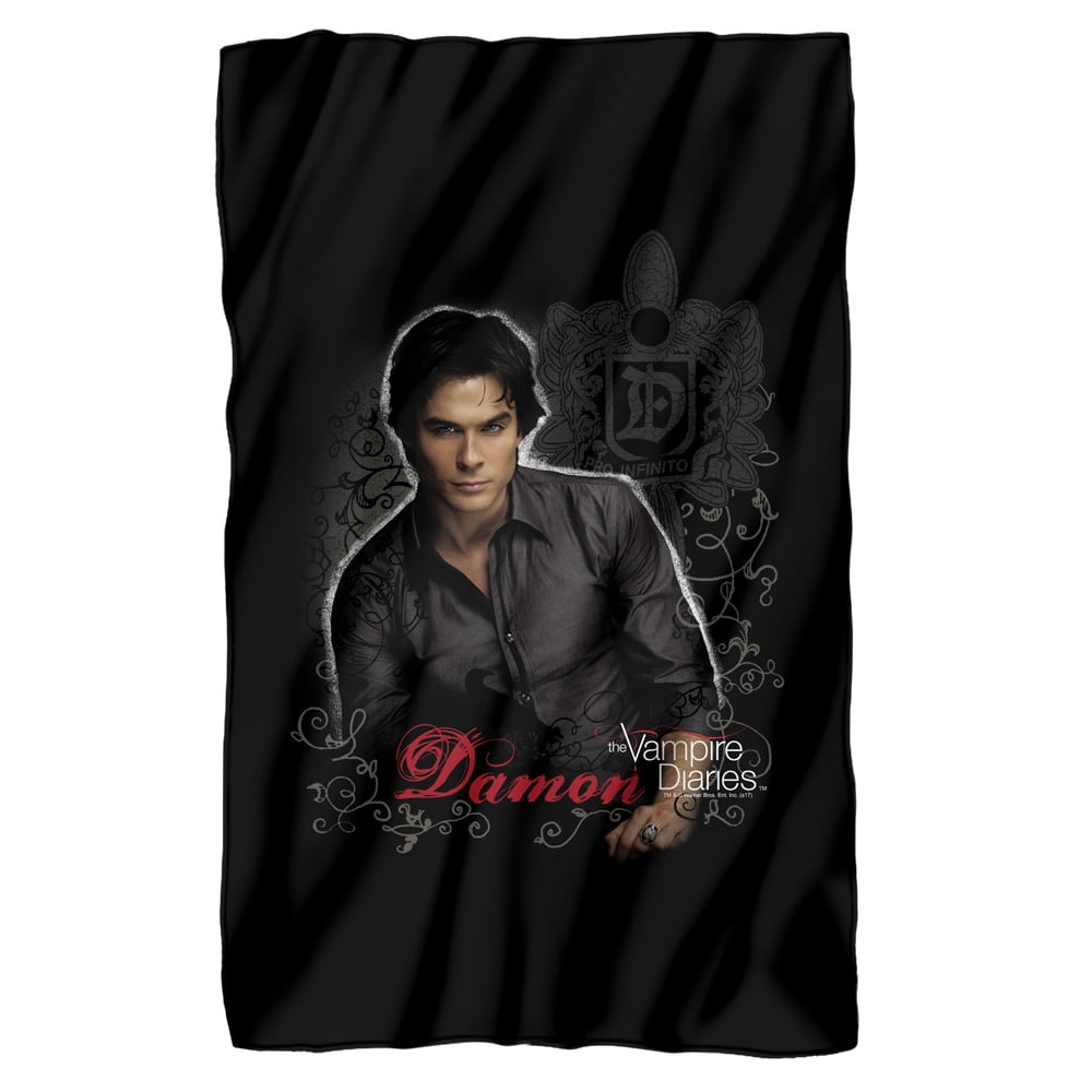 Vampire Diaries Damon Fleece Blanket 36' x 58',Damon