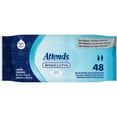 thumbnail image 5 of Attends Washcloths No-Rinse Disposable Cleansing Wipes for Incontinence, 7.8"x11.8", Hypoallergenic Alcohol-Free with Aloe, Scented, 48ct Soft Pack, 5 of 5