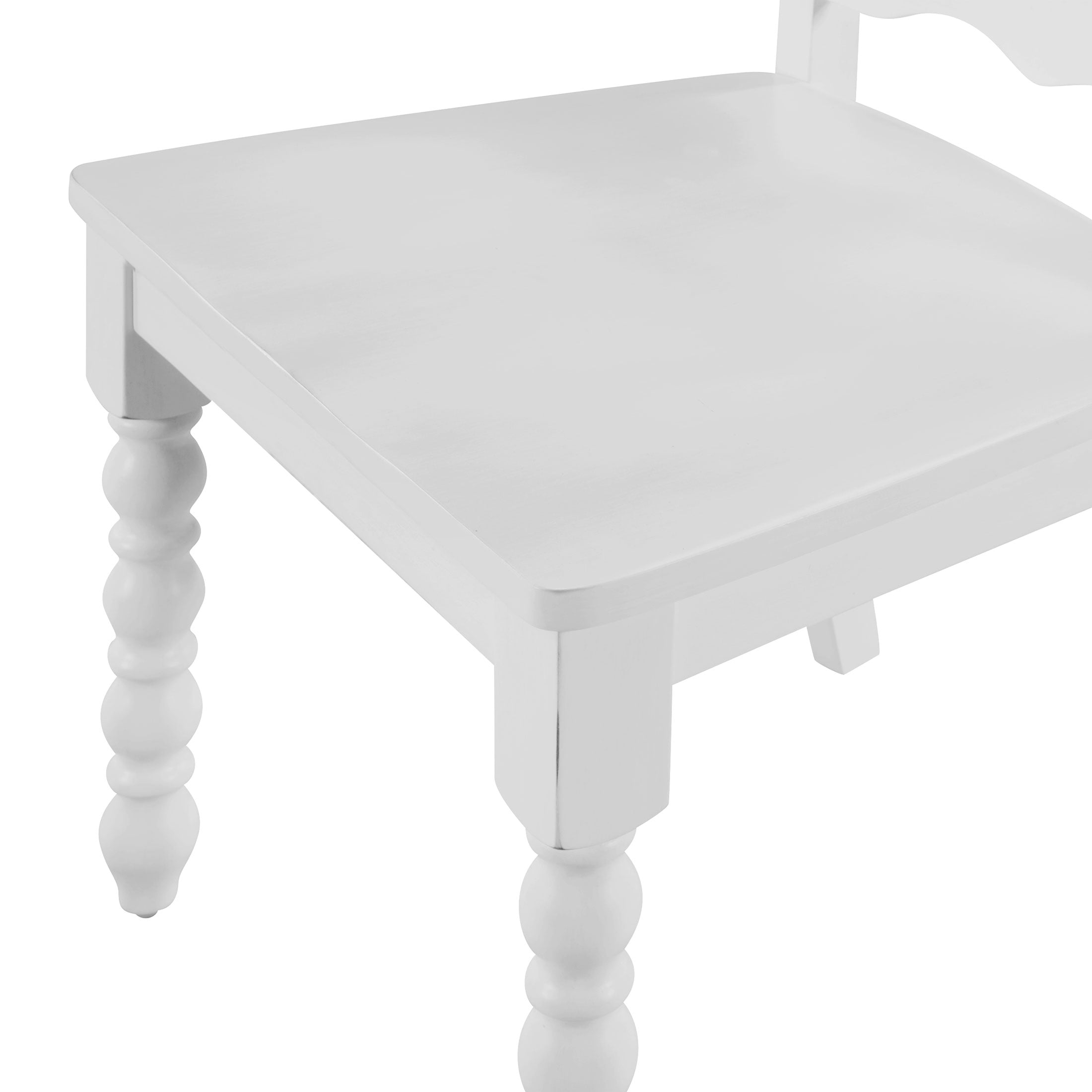 The Pioneer Woman Harper Solid Wood Dining Chairs, White, Set of 2