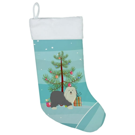 Carolines Treasures Old English Sheepdog Tree christmas-stockings, Multicolor