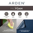 thumbnail image 4 of ARDEN Foam Outdoor Dining Chair Cushion, 20 x 20, made with ProFoam, Rain-proof, Fade Resistant, Black Cabana Stripe, 4 of 9