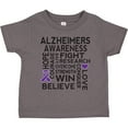 thumbnail image 3 of Inktastic Alzheimers Disease Awareness Month Ribbon Boys or Girls Toddler T-Shirt, 3 of 5