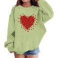 thumbnail image 2 of Ruyang Girls Long Sleeve Crew Neck Pullover Sweater Valentines Shirt Long Sleeve Love Heart Tops Graphic Clothes Festival Jacket, 2 of 4