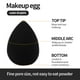 thumbnail image 5 of Kit de 30 brochas de maquillaje MAANGE con bolsa, negras para maquillaje, 5 of 8